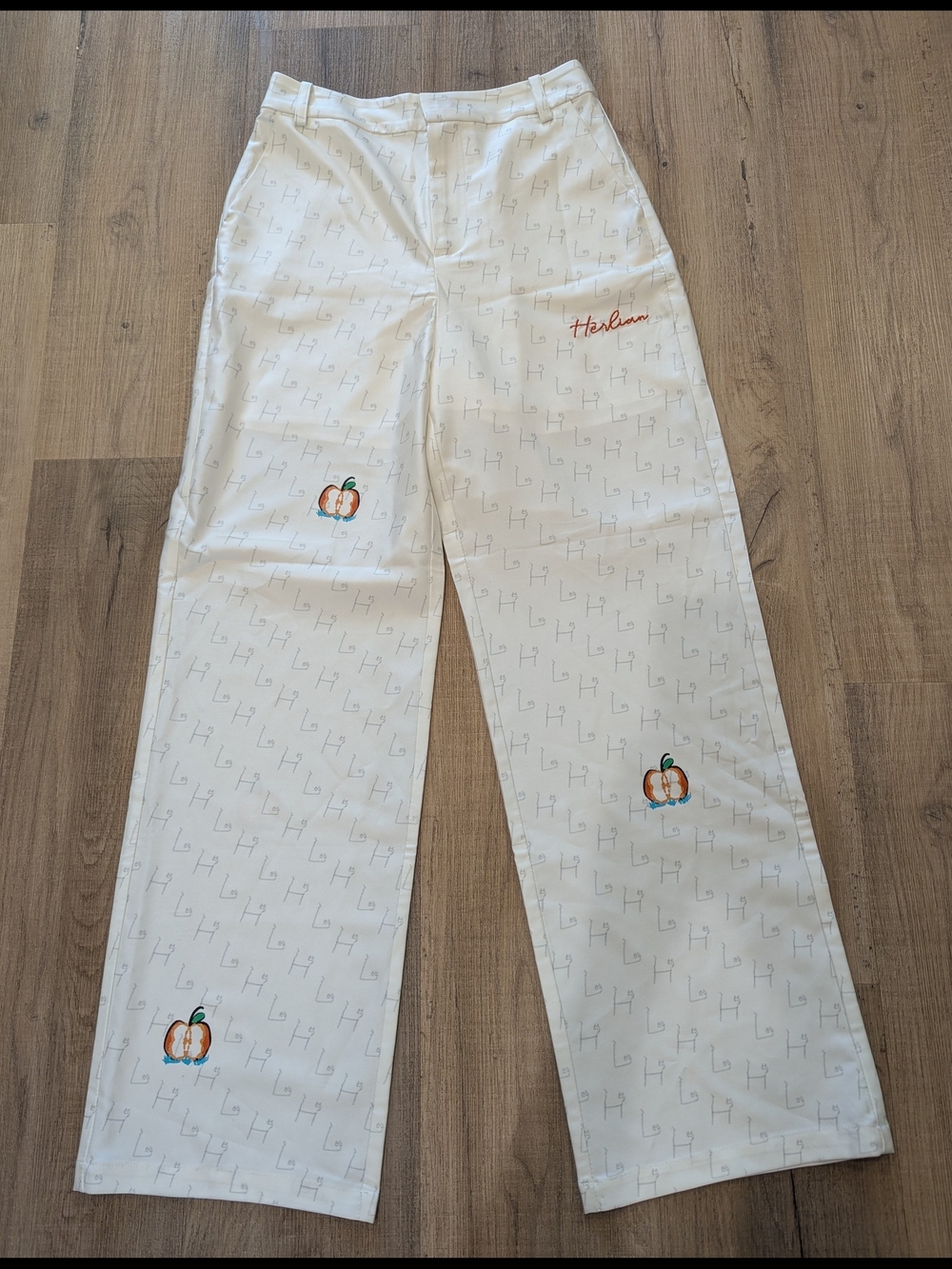 NWT Herlian Wide Leg Embroidered Pants - Picture 2 of 11